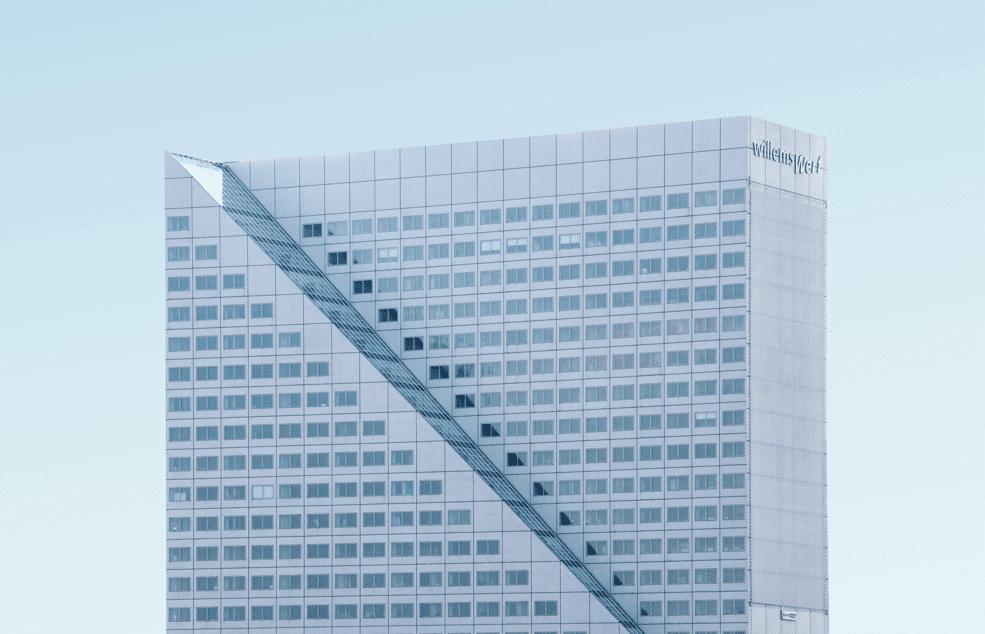 Modern skyscraper facade