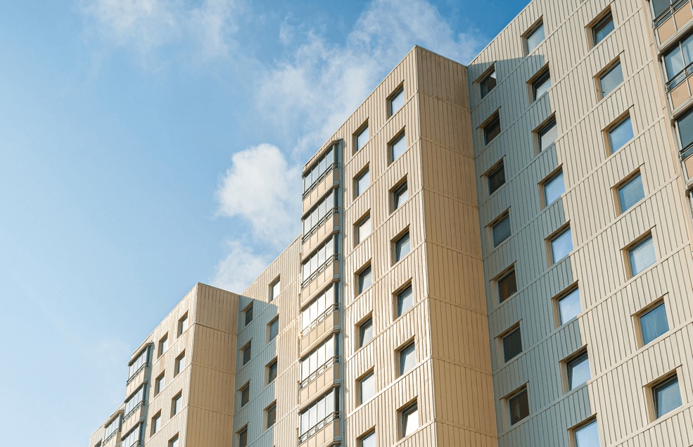 Highrise apartment complex