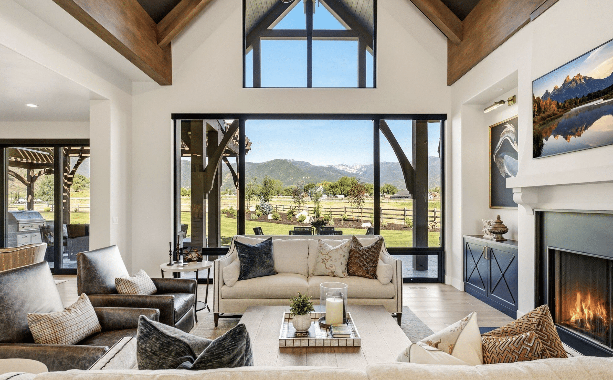 Master planned community trails and playfields in Dutch Fields Midway Utah